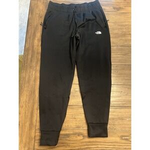 The North Face Women's Black Fleece Joggers SZ Medium Excellent